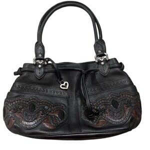 Brighton Masterpiece Collection Shoulder Bag Womens Large Black